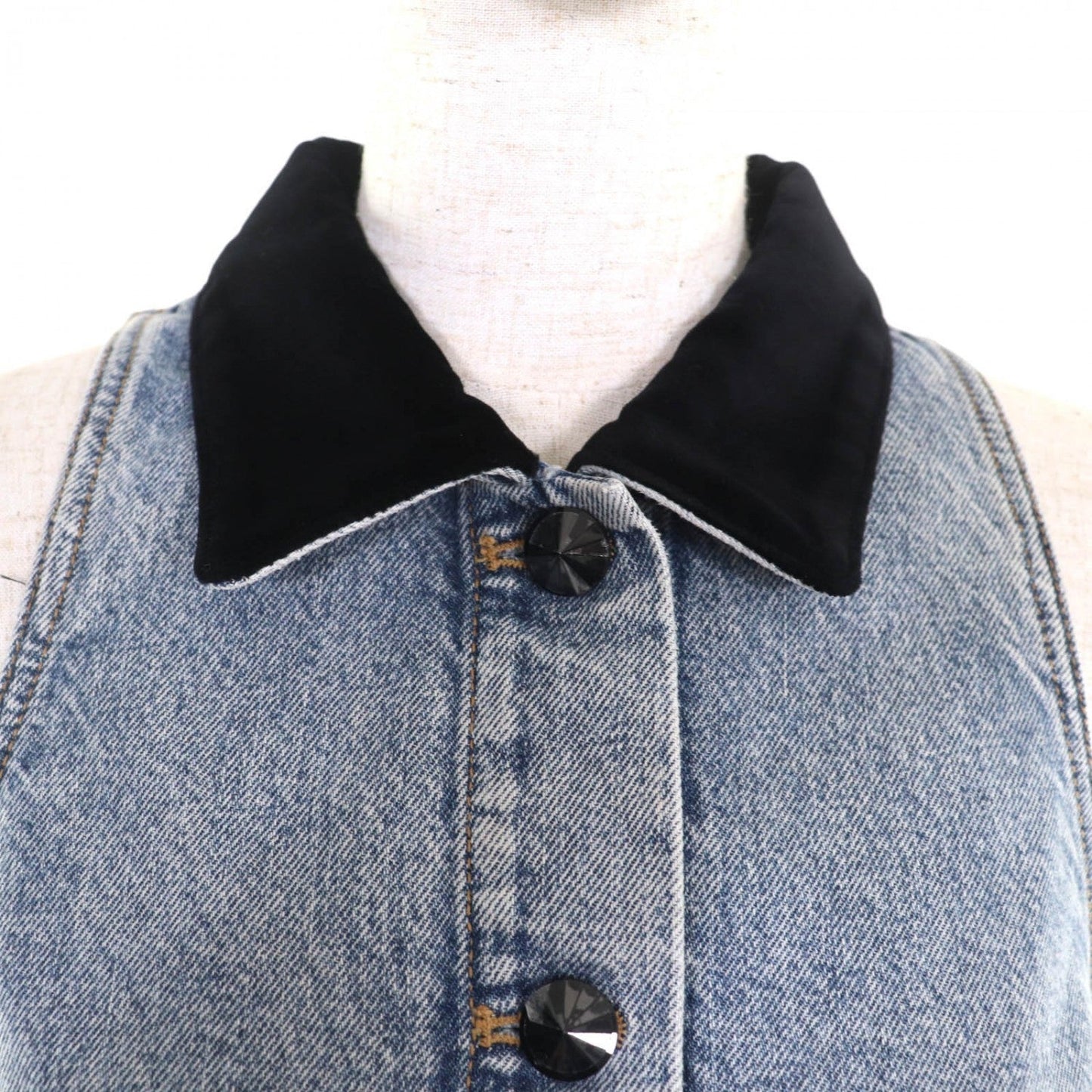 LOUIS VUITTON one piece RW241WJ cotton Indigo 38