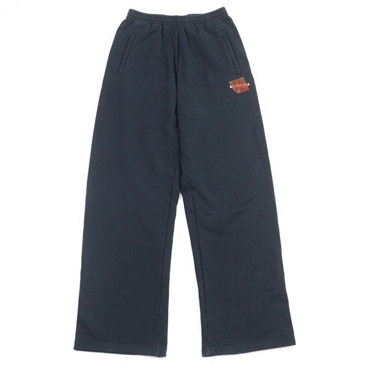 BALENCIAGA Pants 740028 cotton black Laurel Baggy Sweatpants XS