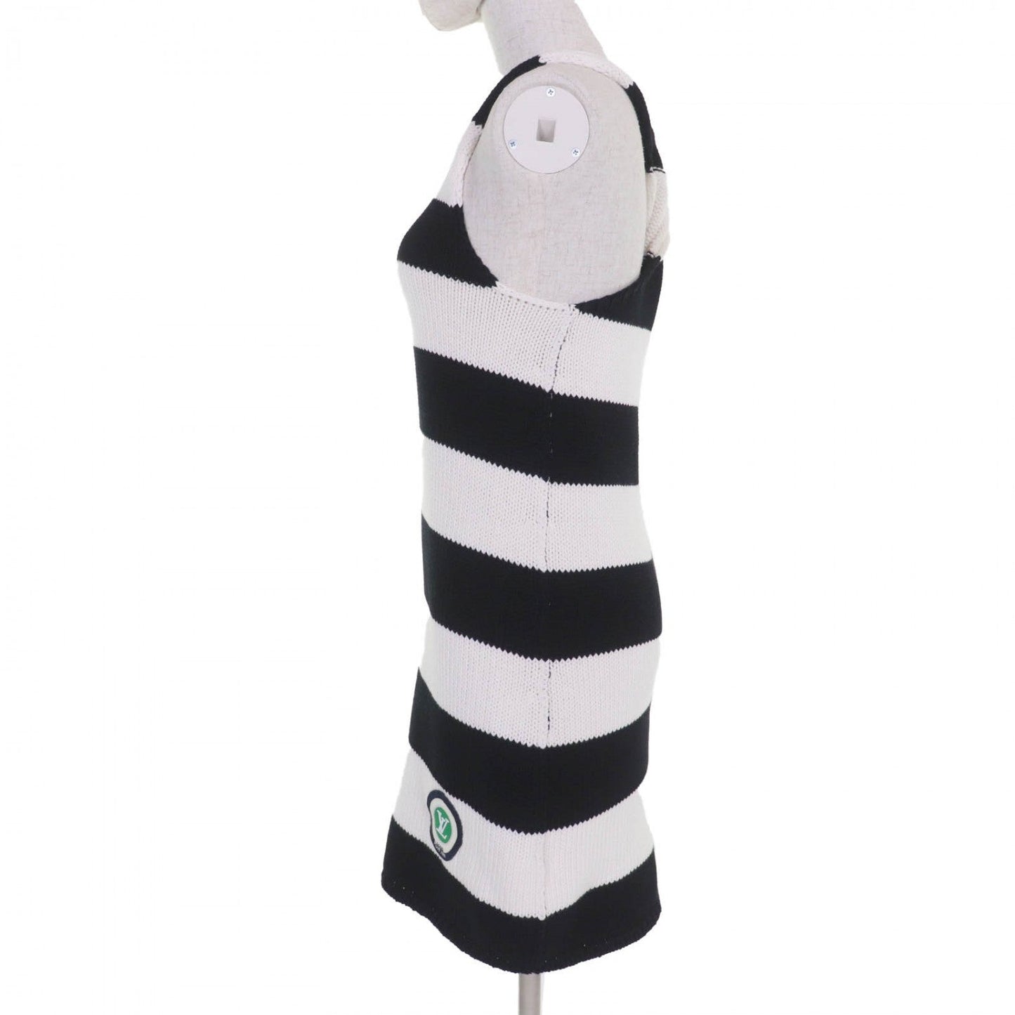 LOUIS VUITTON one piece cotton Black White XS