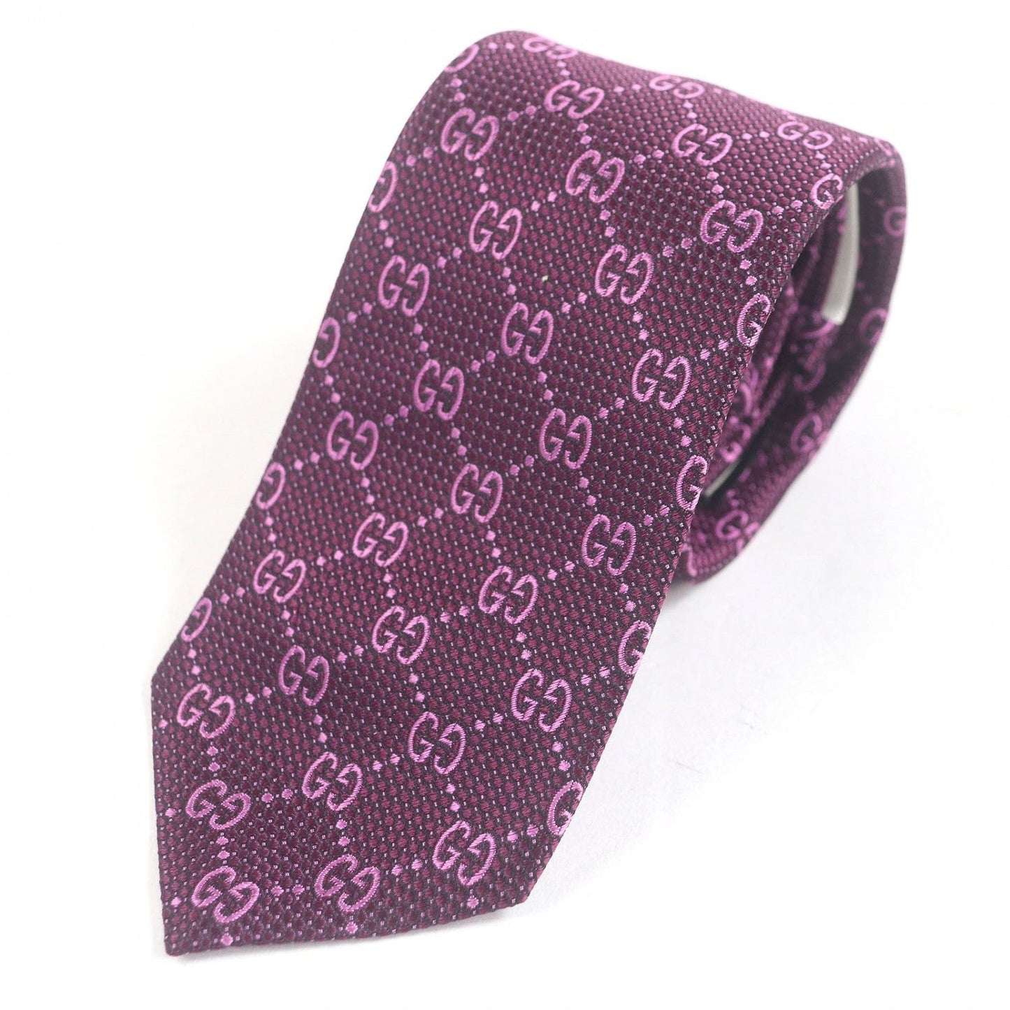 GUCCI tie 408865 silk purple 148×7cm