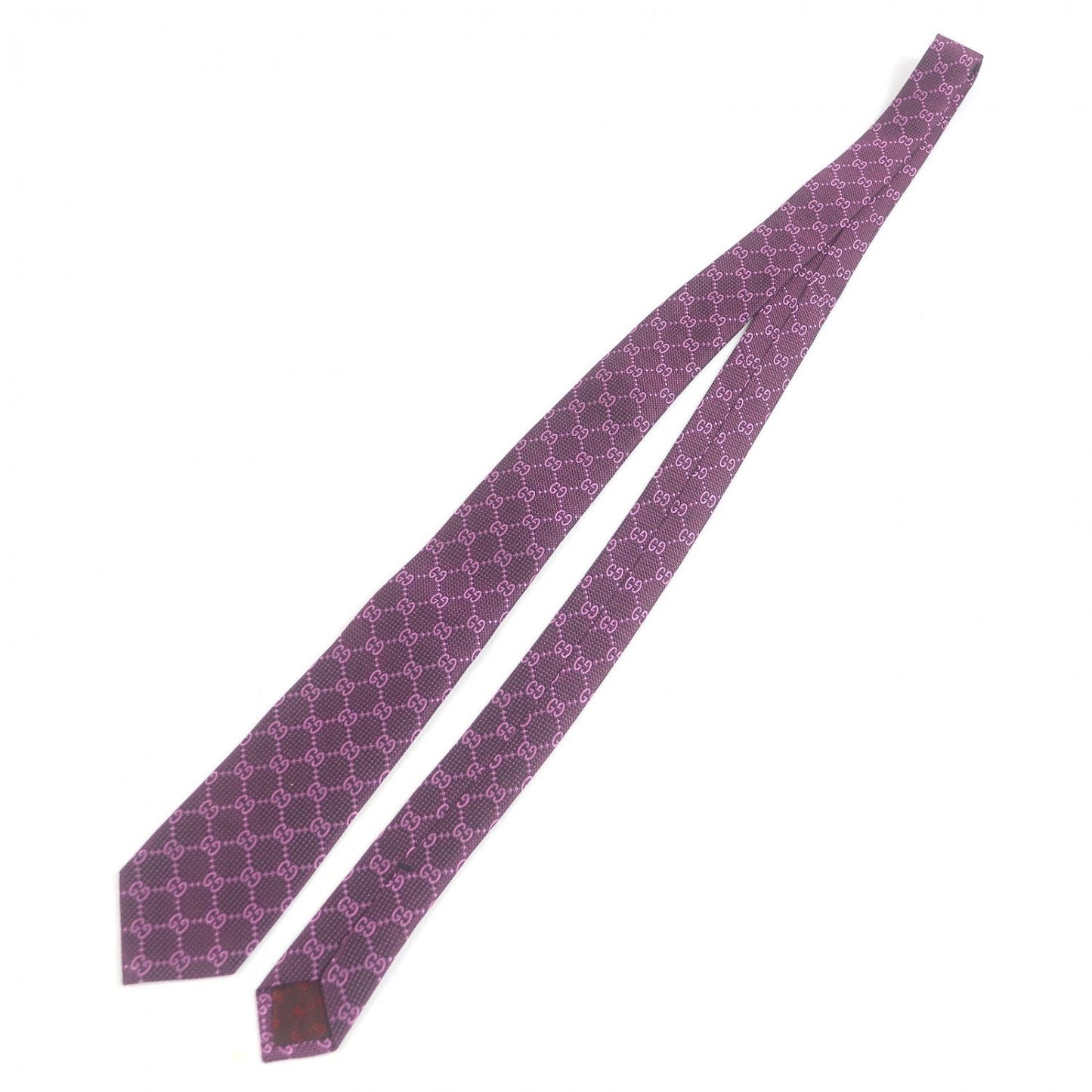 GUCCI tie 408865 silk purple 148×7cm