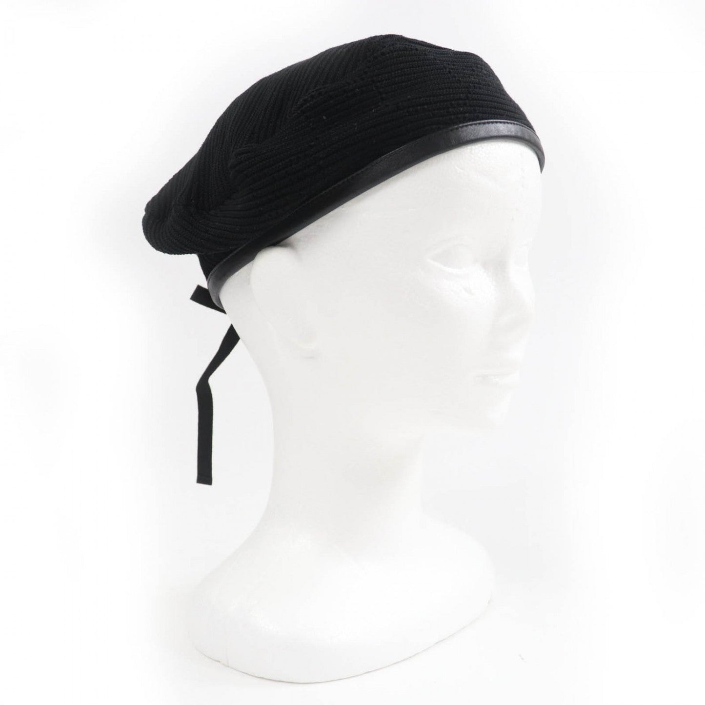 GUCCI beret 656574 cotton black L