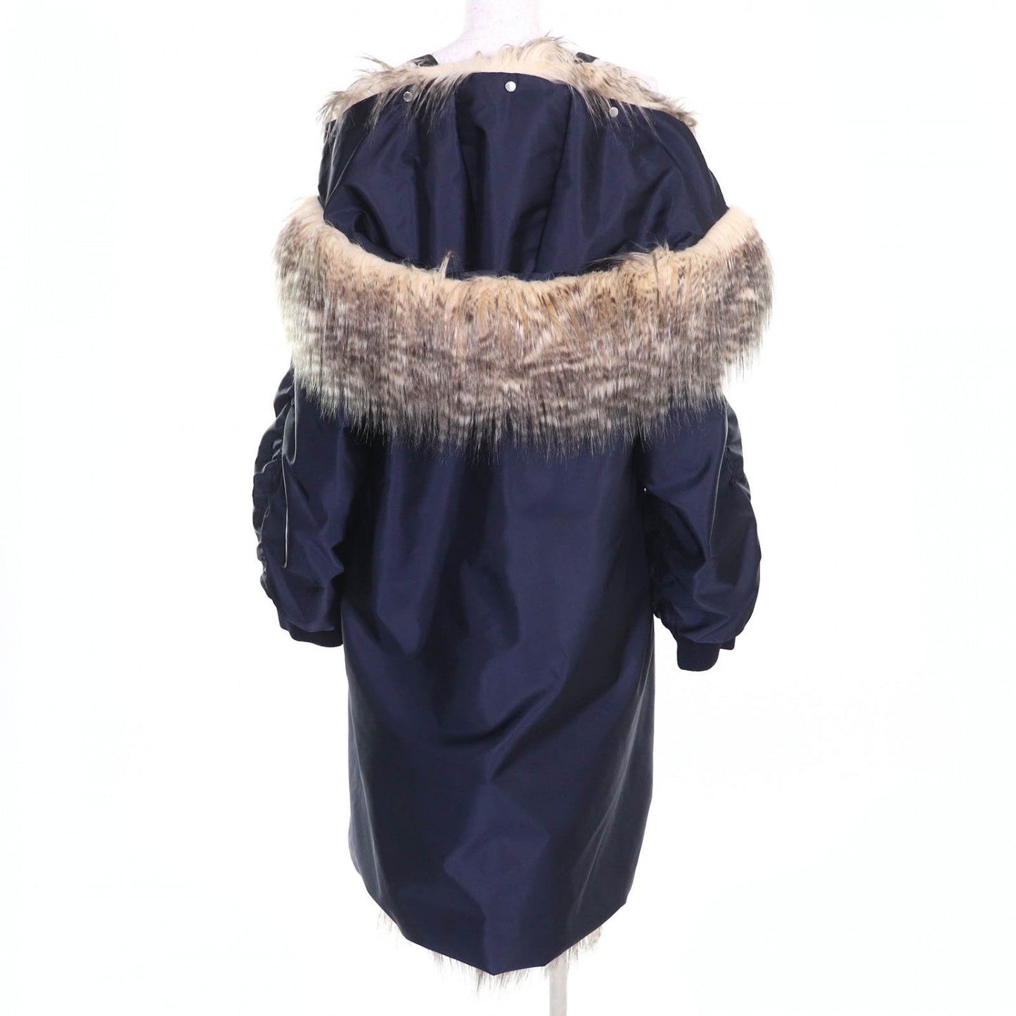 PRADA coat 29Y995 recycled polyamide Navy 36