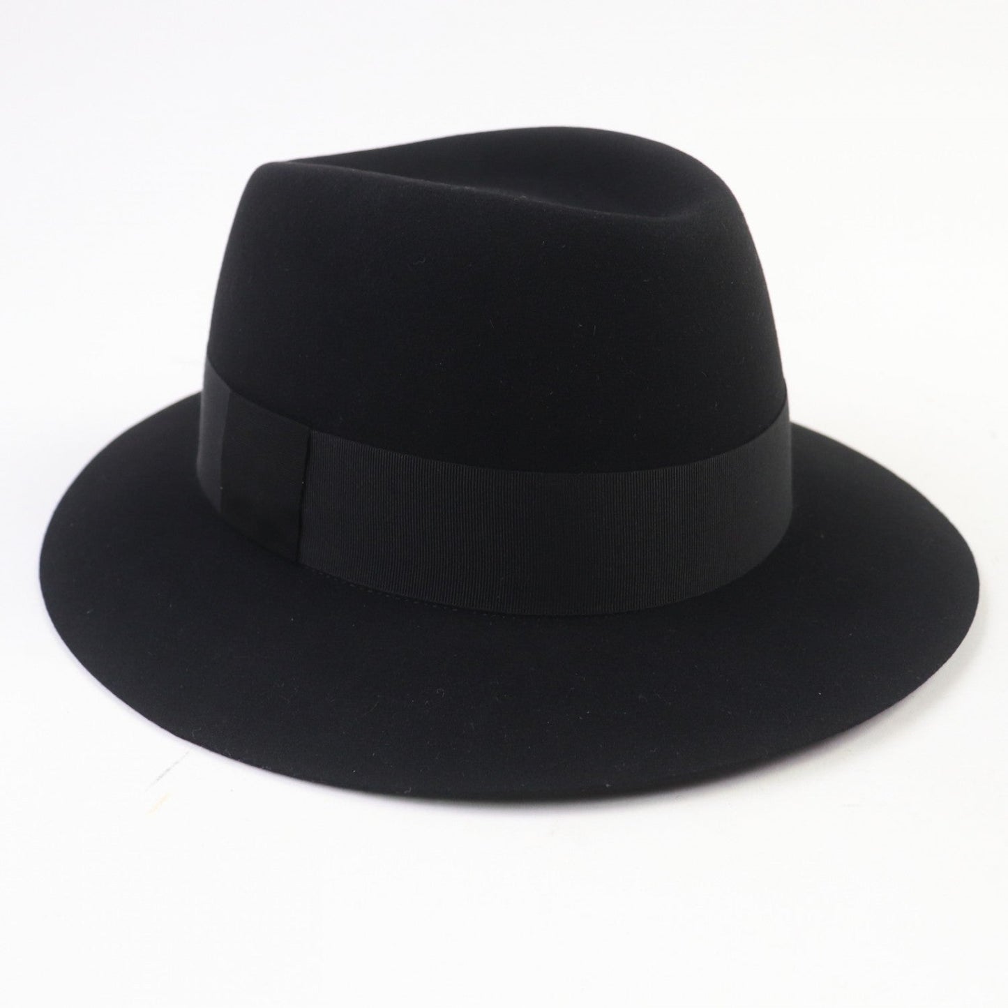 SAINT LAURENT PARIS hat Rabbit felt black L