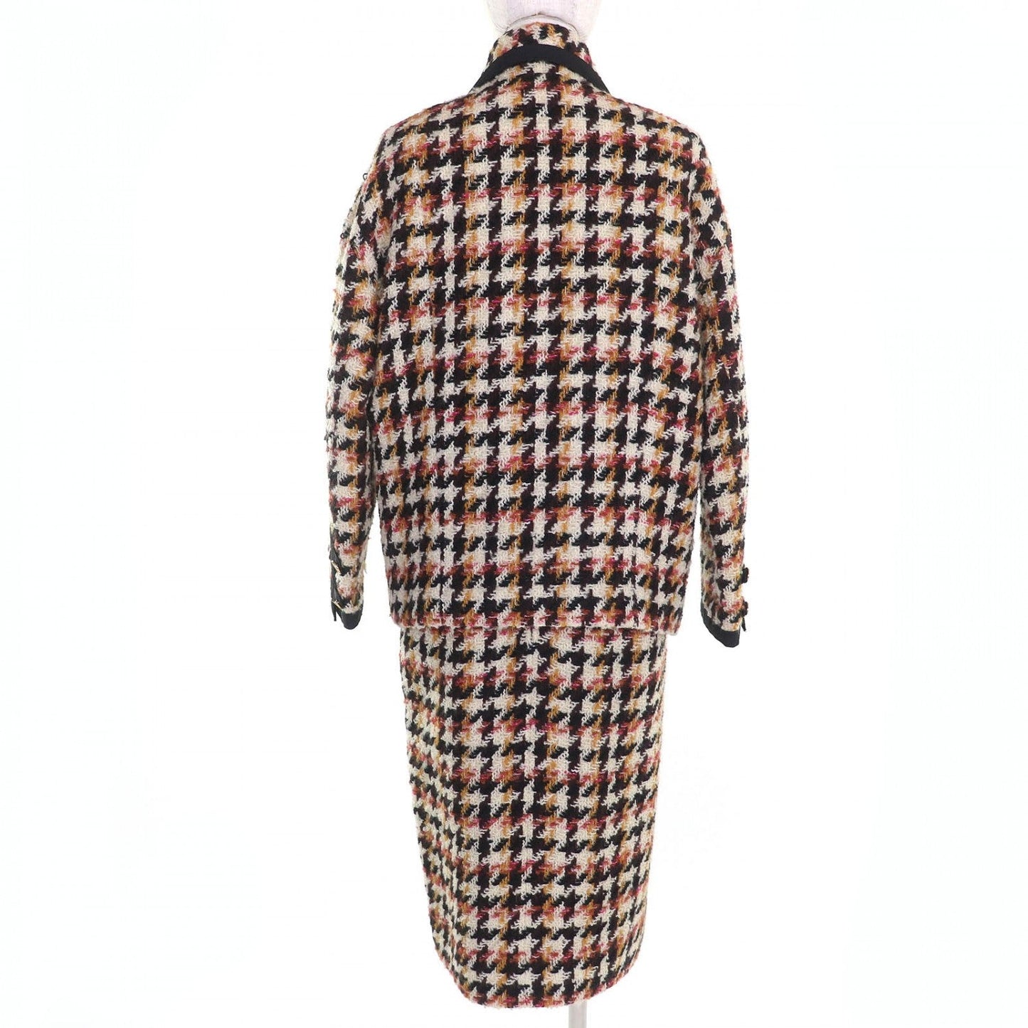 CHANEL setup wool Multicolor black 40