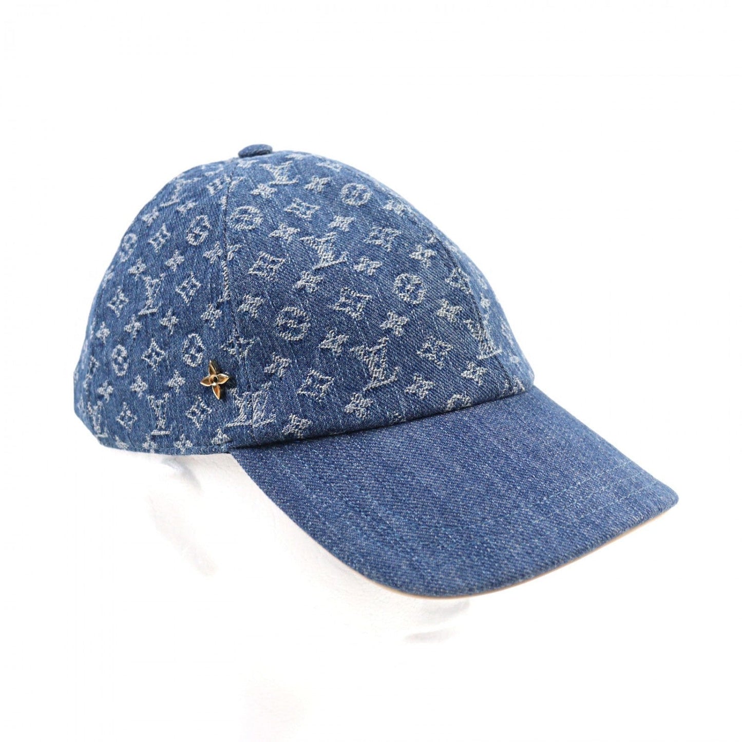 LOUIS VUITTON cap M7276L cotton Indigo blue