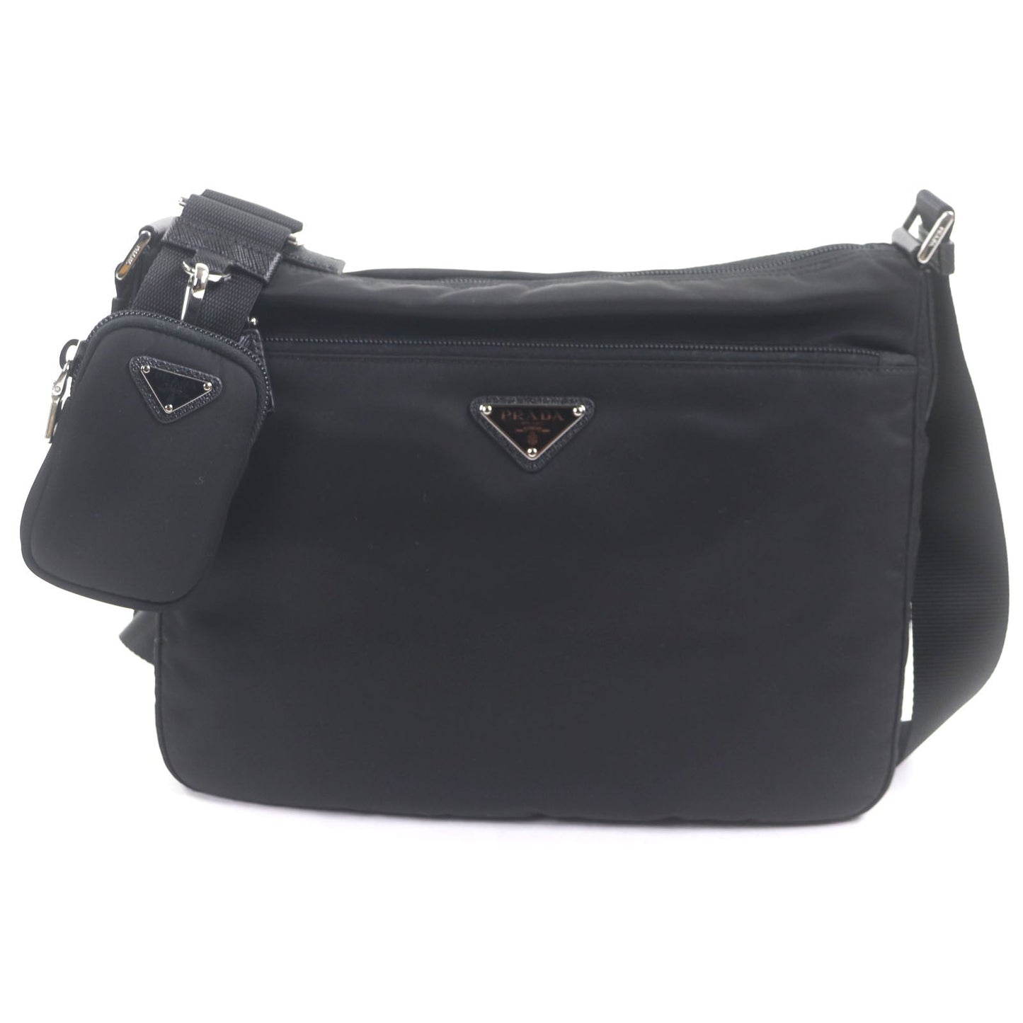 Prada 1BC421 Nylon Shoulder Bag