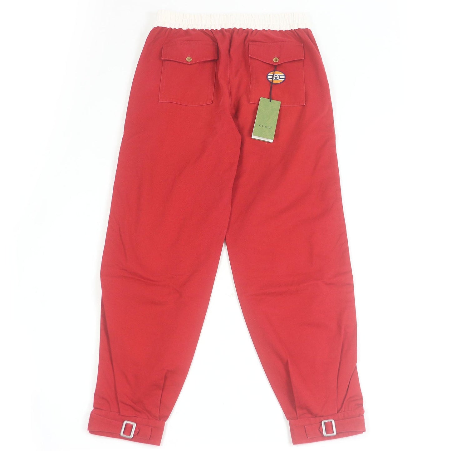 Gucci Interlocking G Patch Sideline Easy Cotton Pants