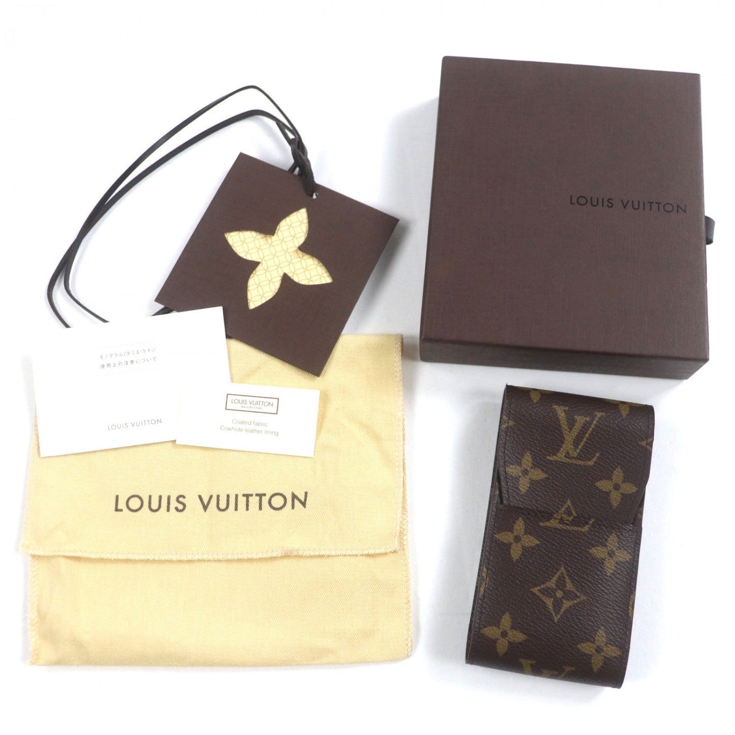 LOUIS VUITTON Cigarette case M63024 Monogram canvas Monogram Monogram Etui