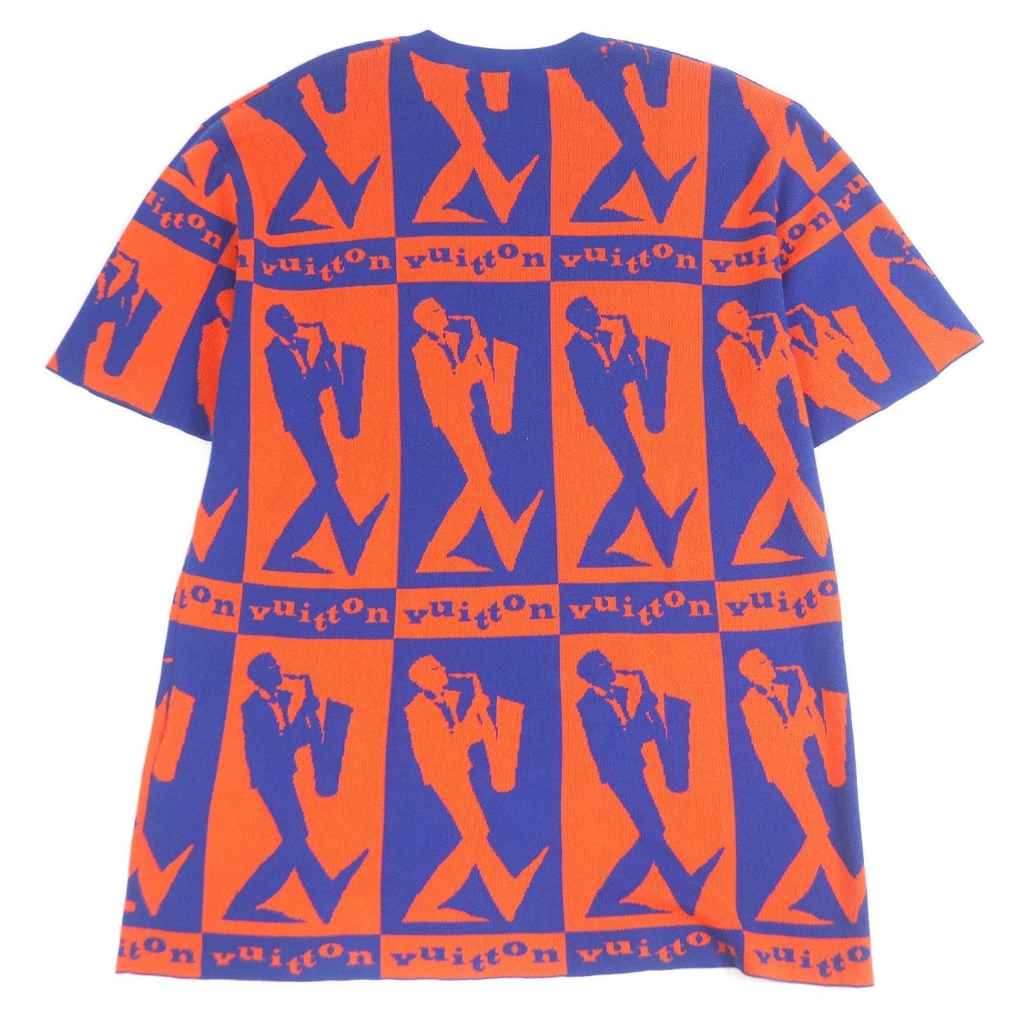 LOUIS VUITTON knit cotton Orange blue Jazz Flyer XL