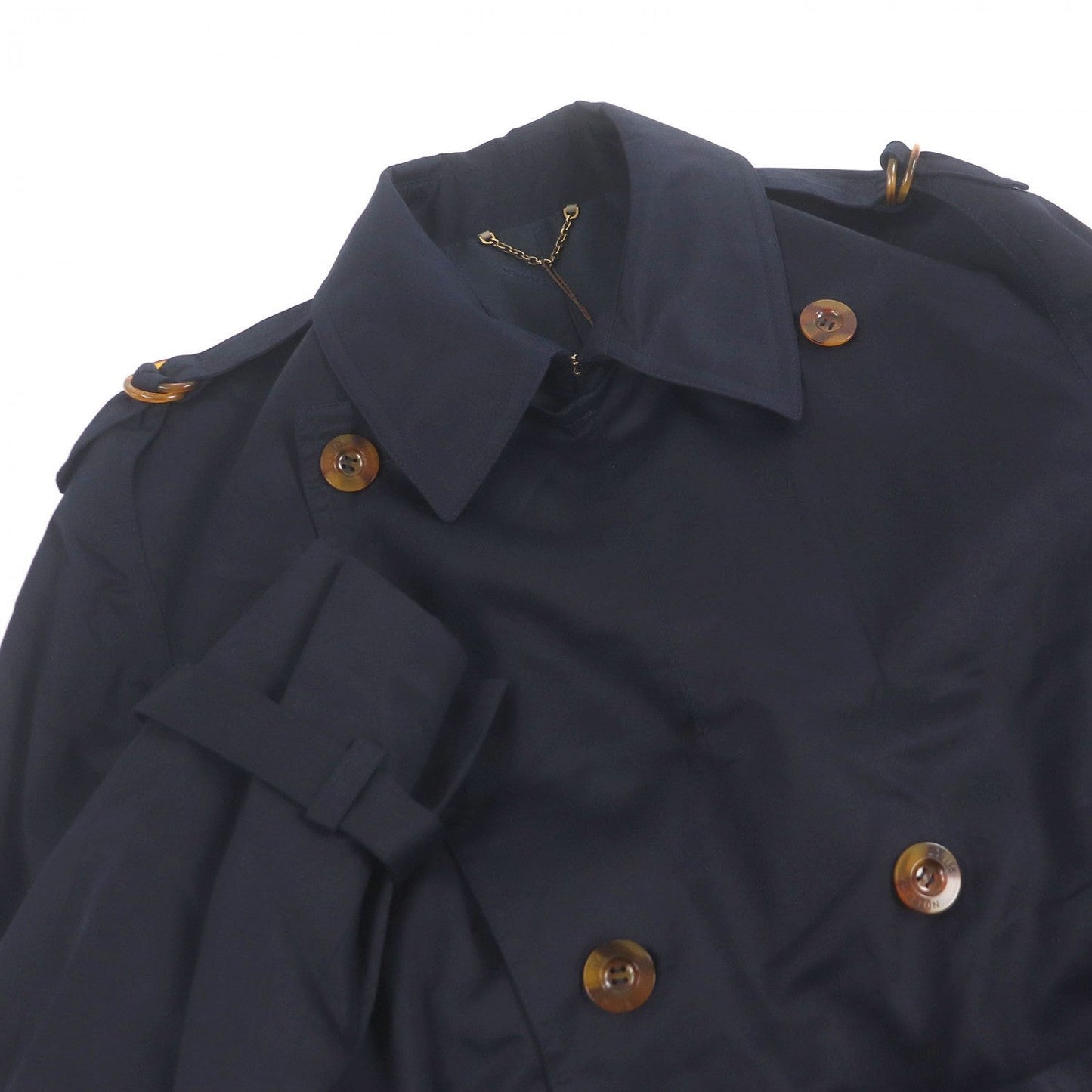 LOUIS VUITTON trench coat cotton Navy 52