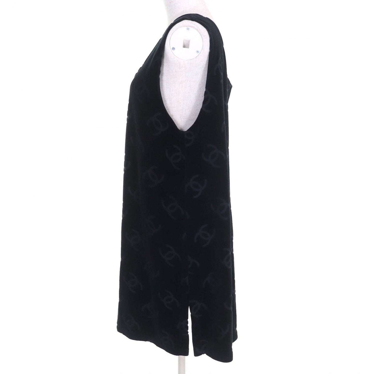 CHANEL one piece 96P P06802 cotton black 42