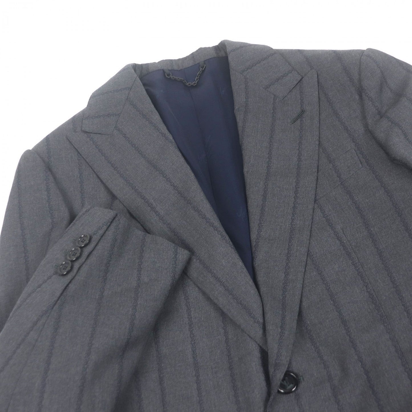 LOUIS VUITTON suit HSFJ8E wool gray 46