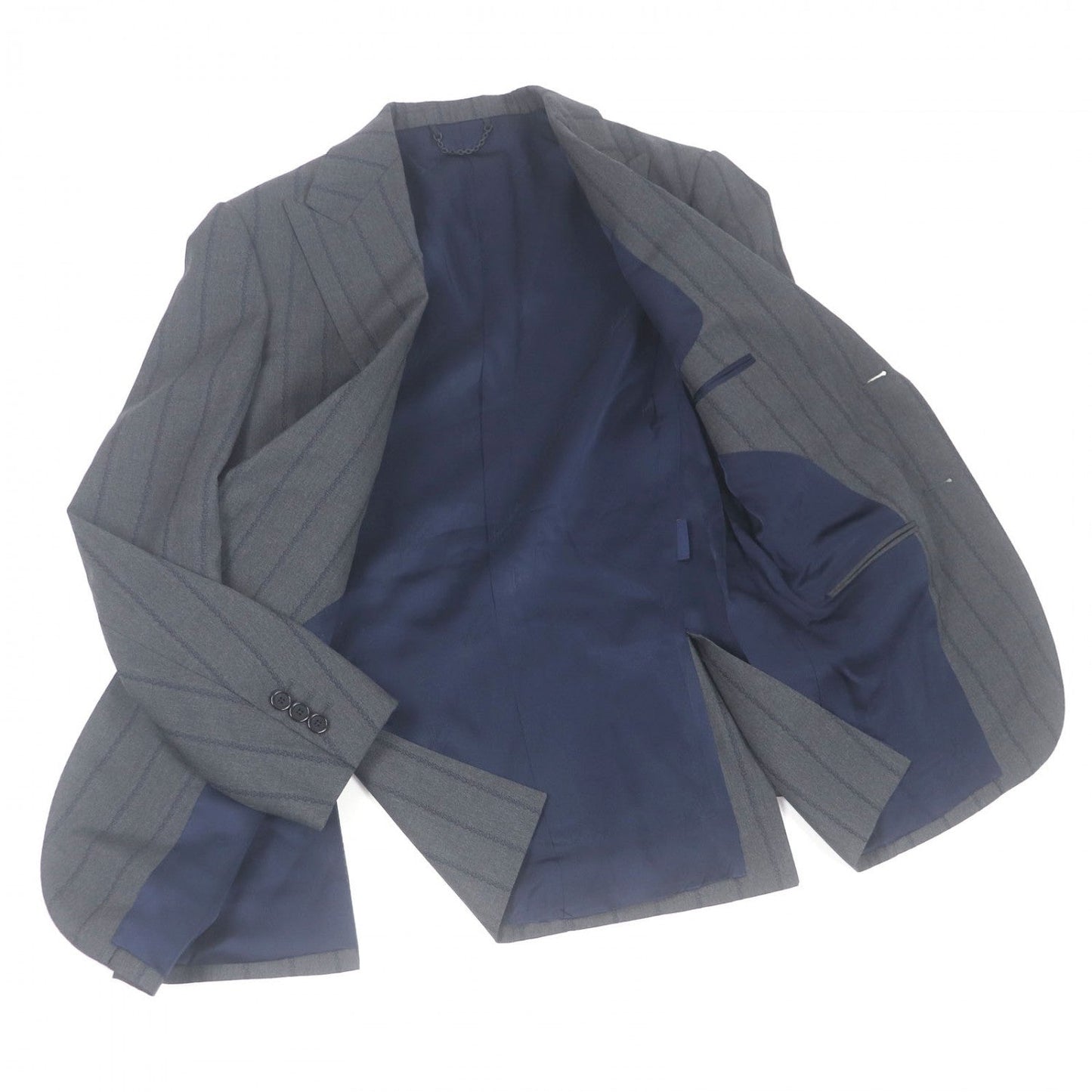 LOUIS VUITTON suit HSFJ8E wool gray 46
