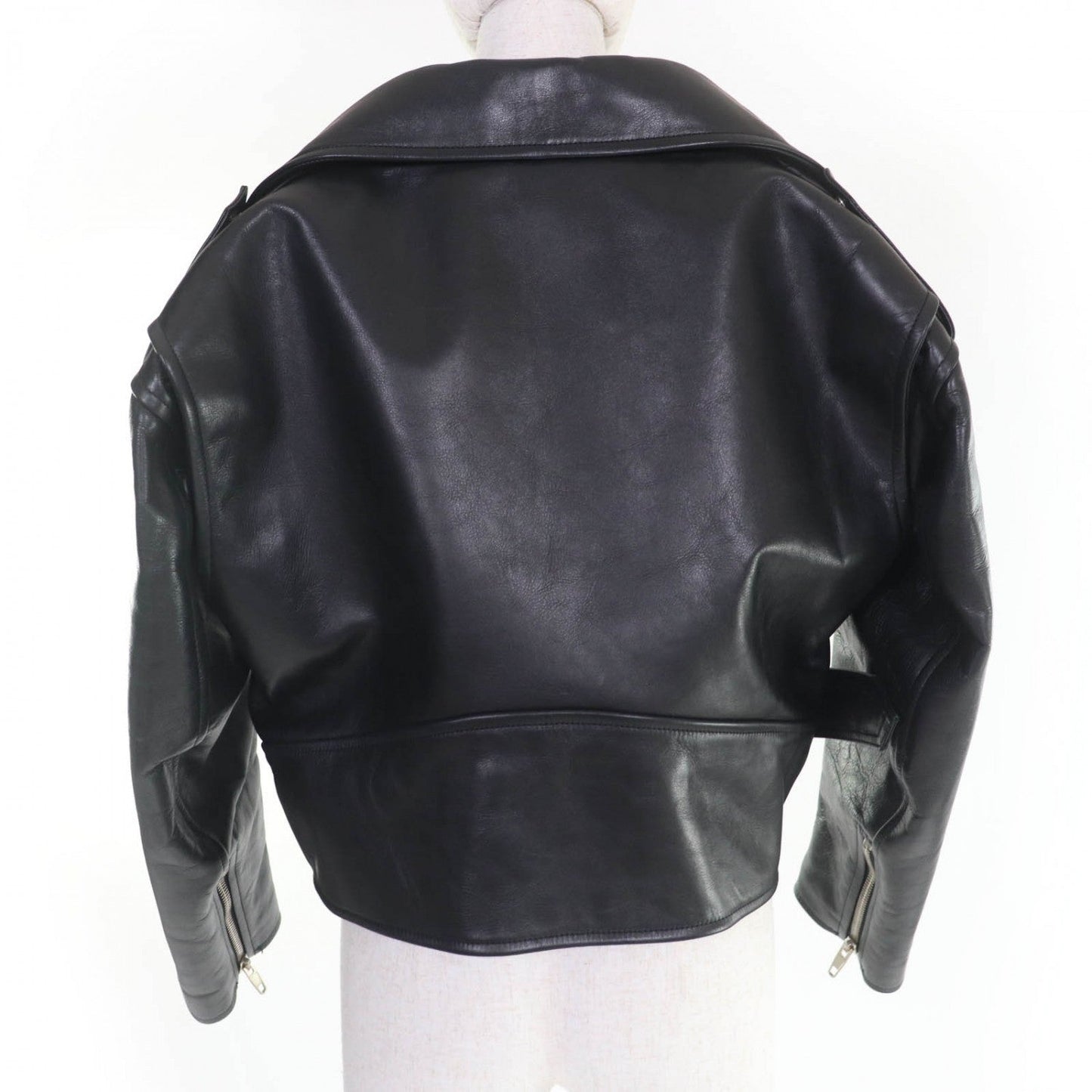 BALENCIAGA Riders jacket 446474 Cowhide black 34