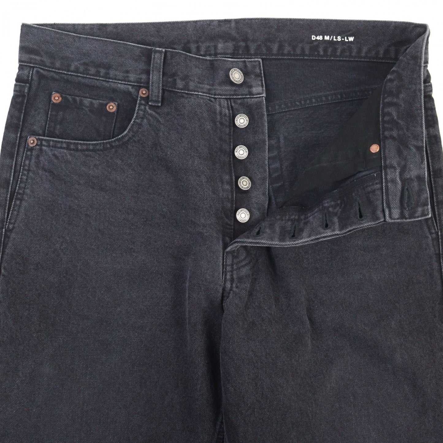 SAINT LAURENT PARIS Denim pants 810764 cotton black 29