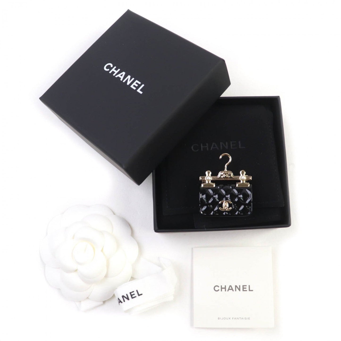 CHANEL Brooch B23C AB9849 ã¼ black