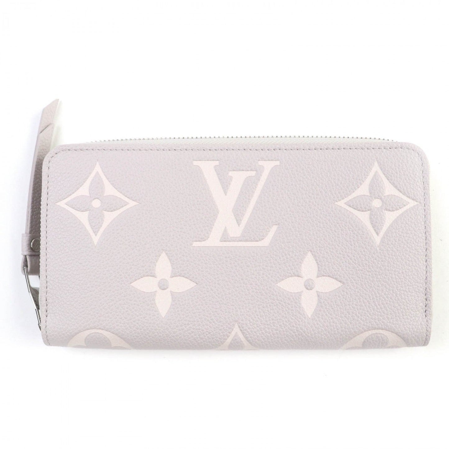 LOUIS VUITTON Long Wallet Purse M14228 Monogram Ann Platt Gray type White type