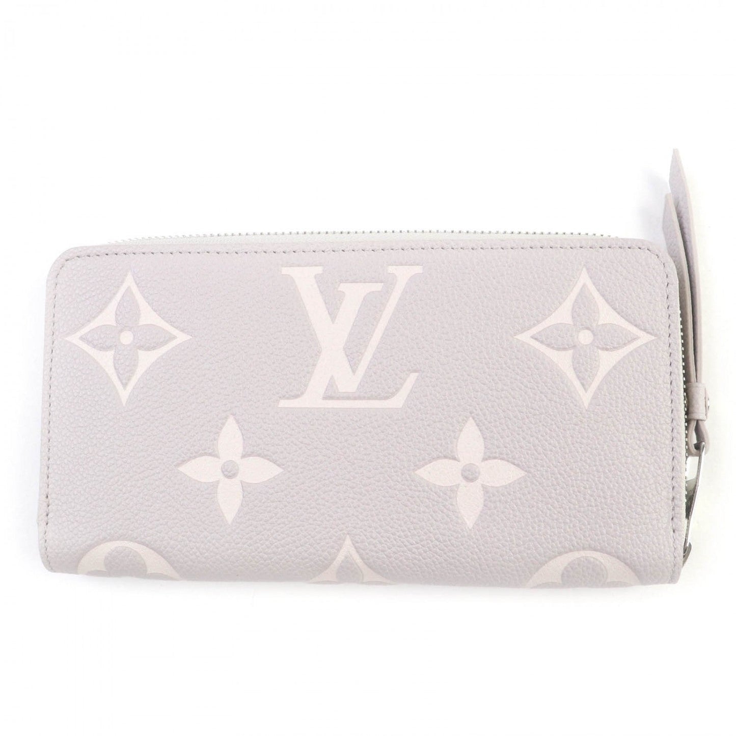 LOUIS VUITTON Long Wallet Purse M14228 Monogram Ann Platt Gray type White type