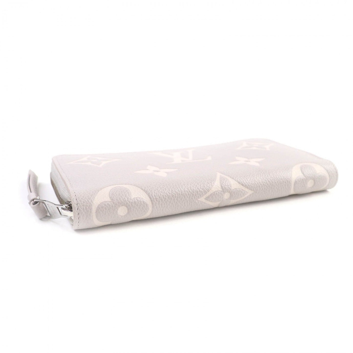 LOUIS VUITTON Long Wallet Purse M14228 Monogram Ann Platt Gray type White type