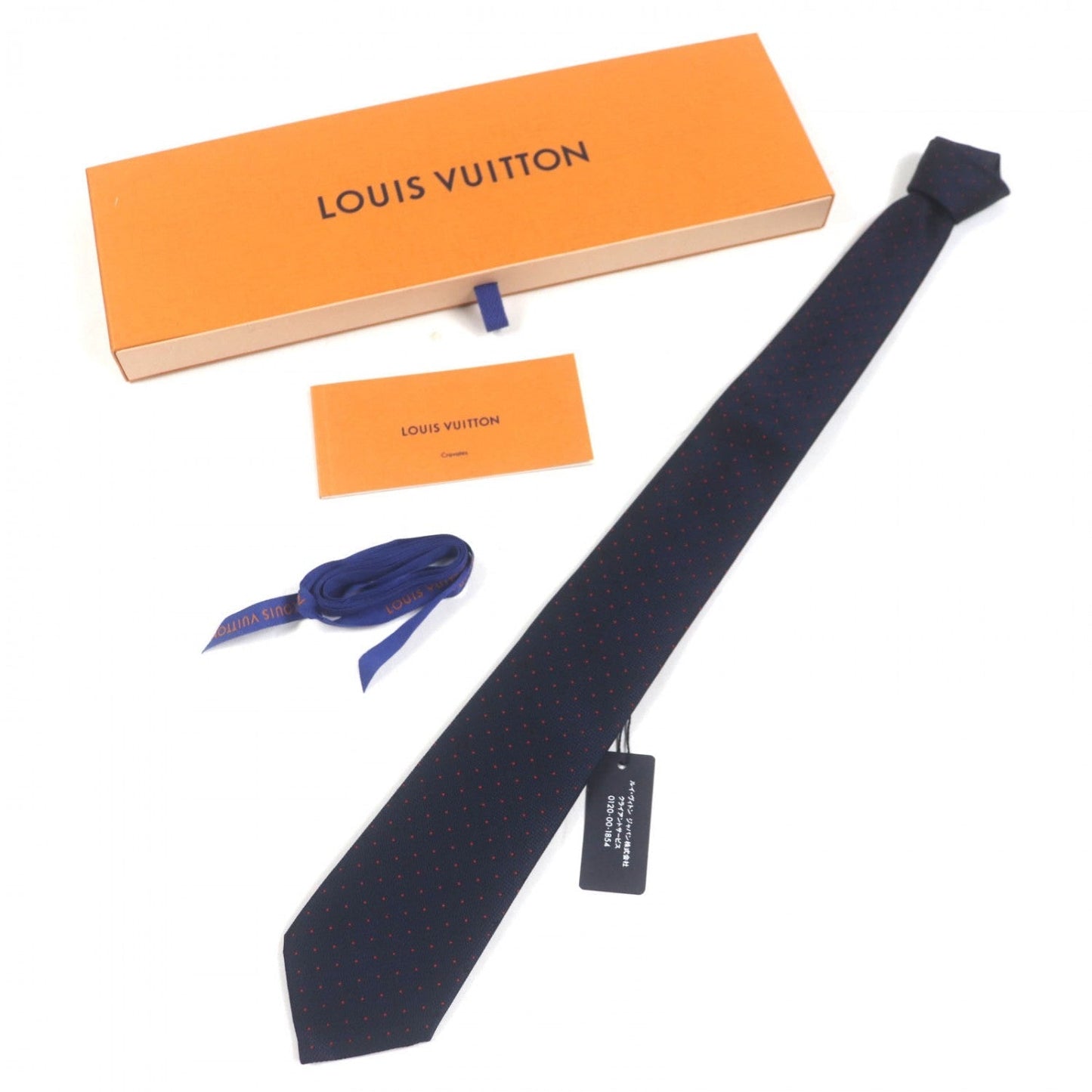 LOUIS VUITTON tie M75940 silk Navy