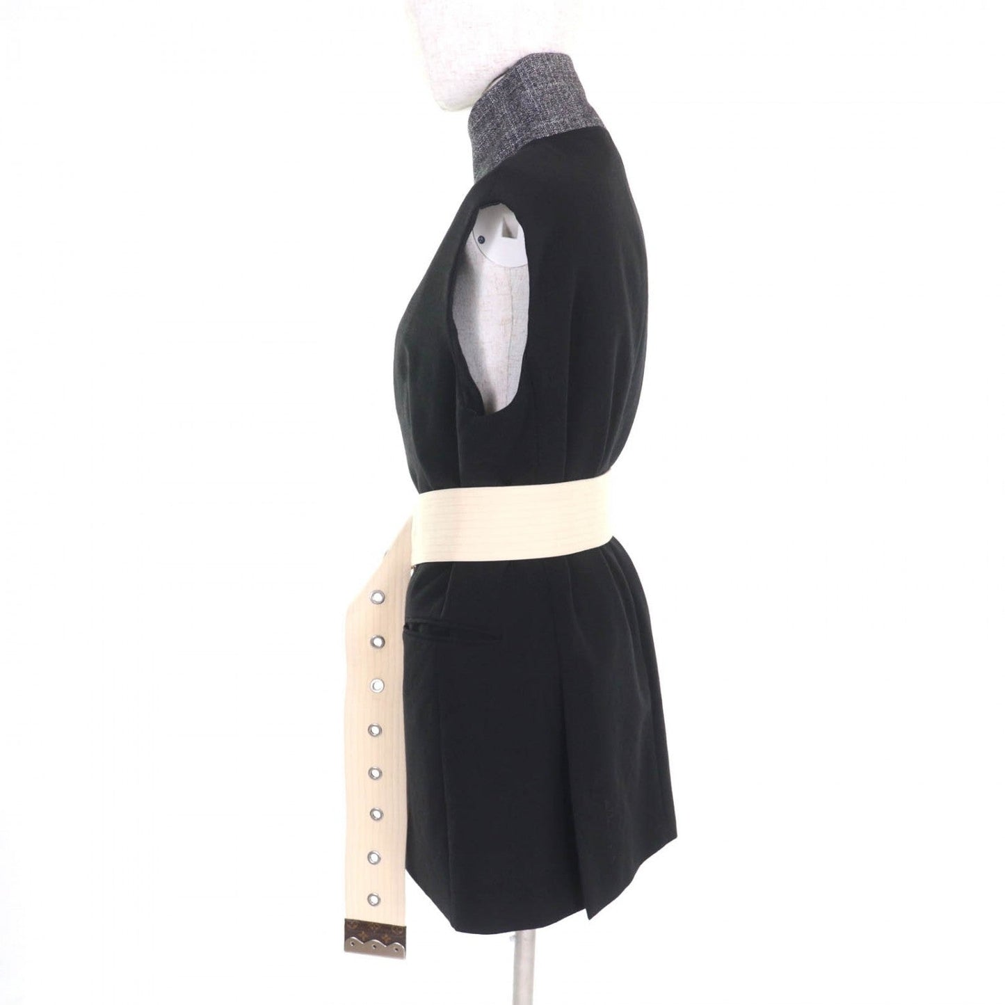 LOUIS VUITTON Vest linen Black Grey 38