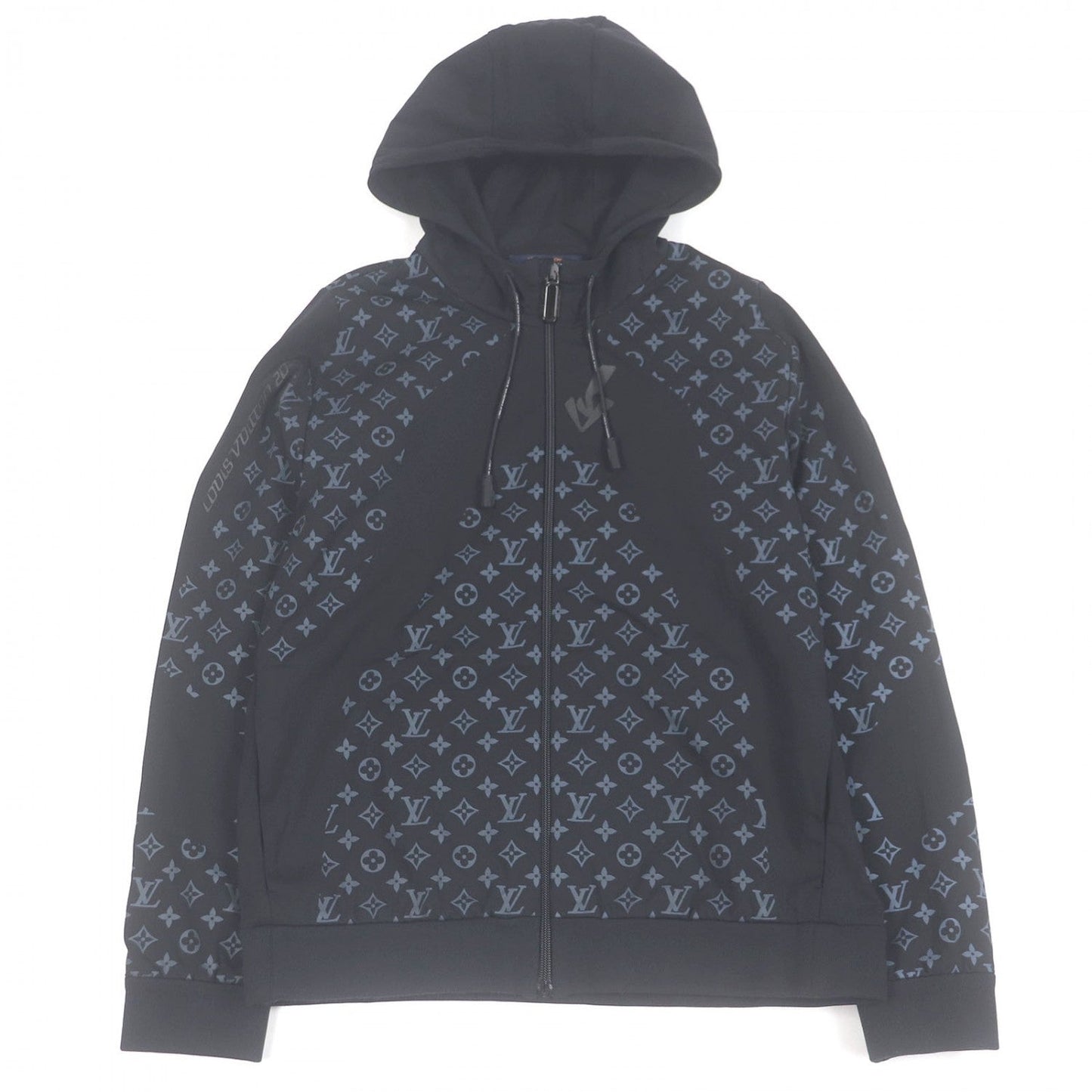 LOUIS VUITTON Hoodie Nylon black L