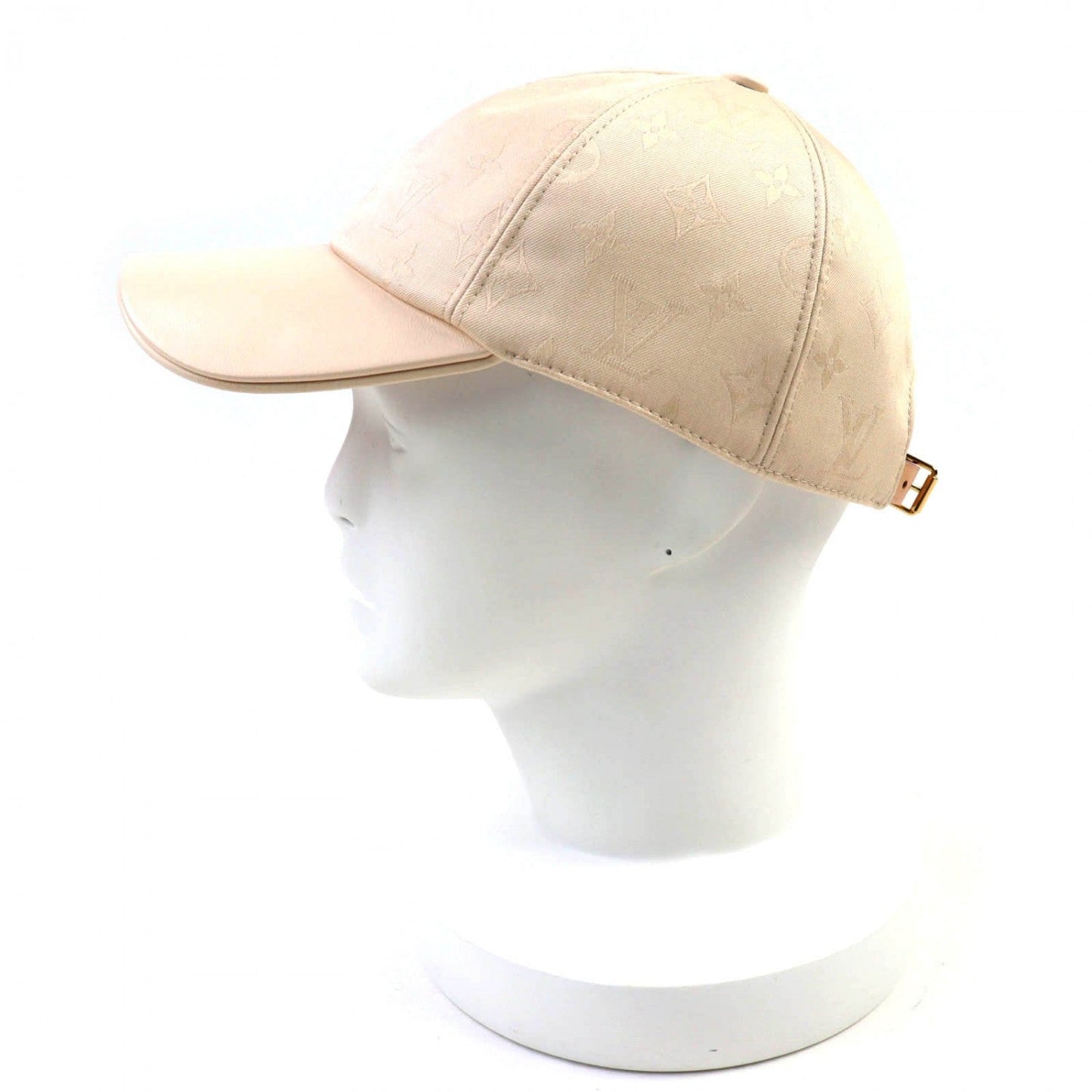 LOUIS VUITTON cap M7087L cotton beige LV First