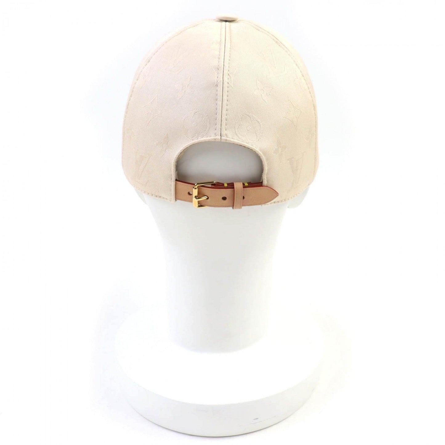 LOUIS VUITTON cap M7087L cotton beige LV First