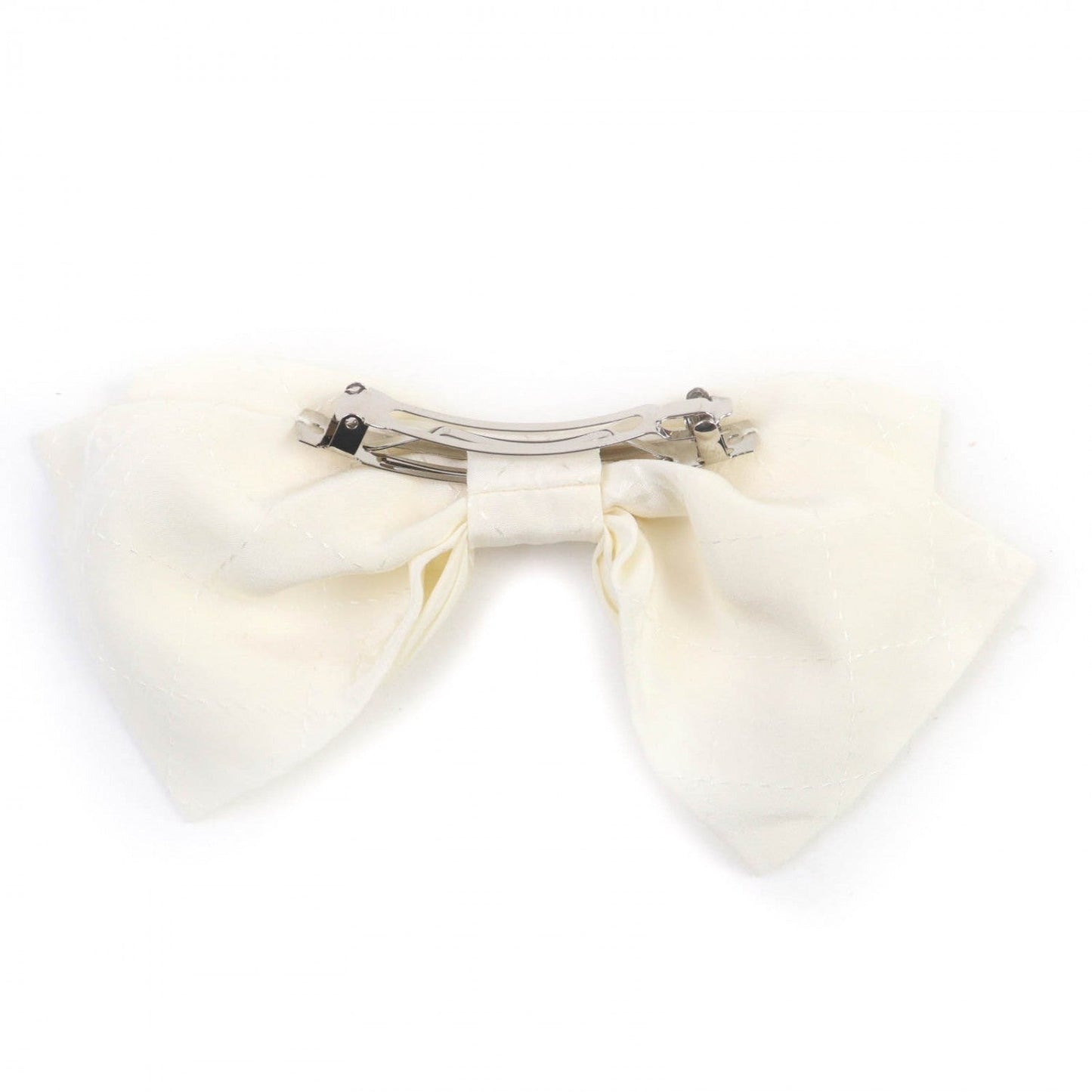 CHANEL hair accessory 25C AAA730 silk white 2025 Cruise