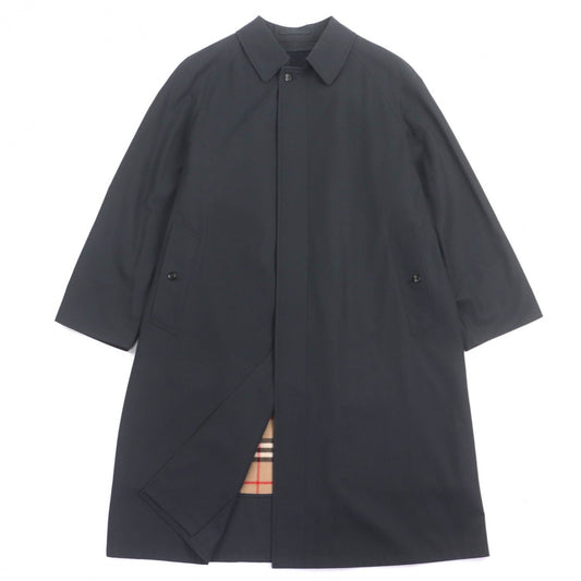 BURBERRY LONDON Stainless collar coat cotton Charcoal gray L