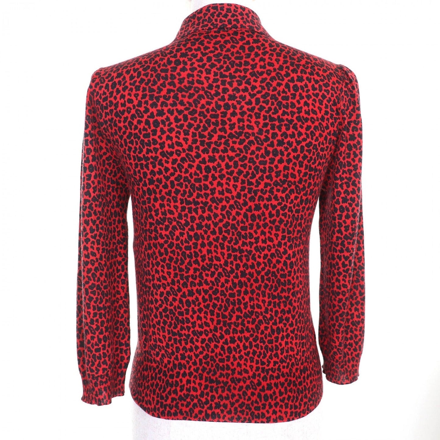 Christian Dior knit 144S71AM120 cashmere Red black 38