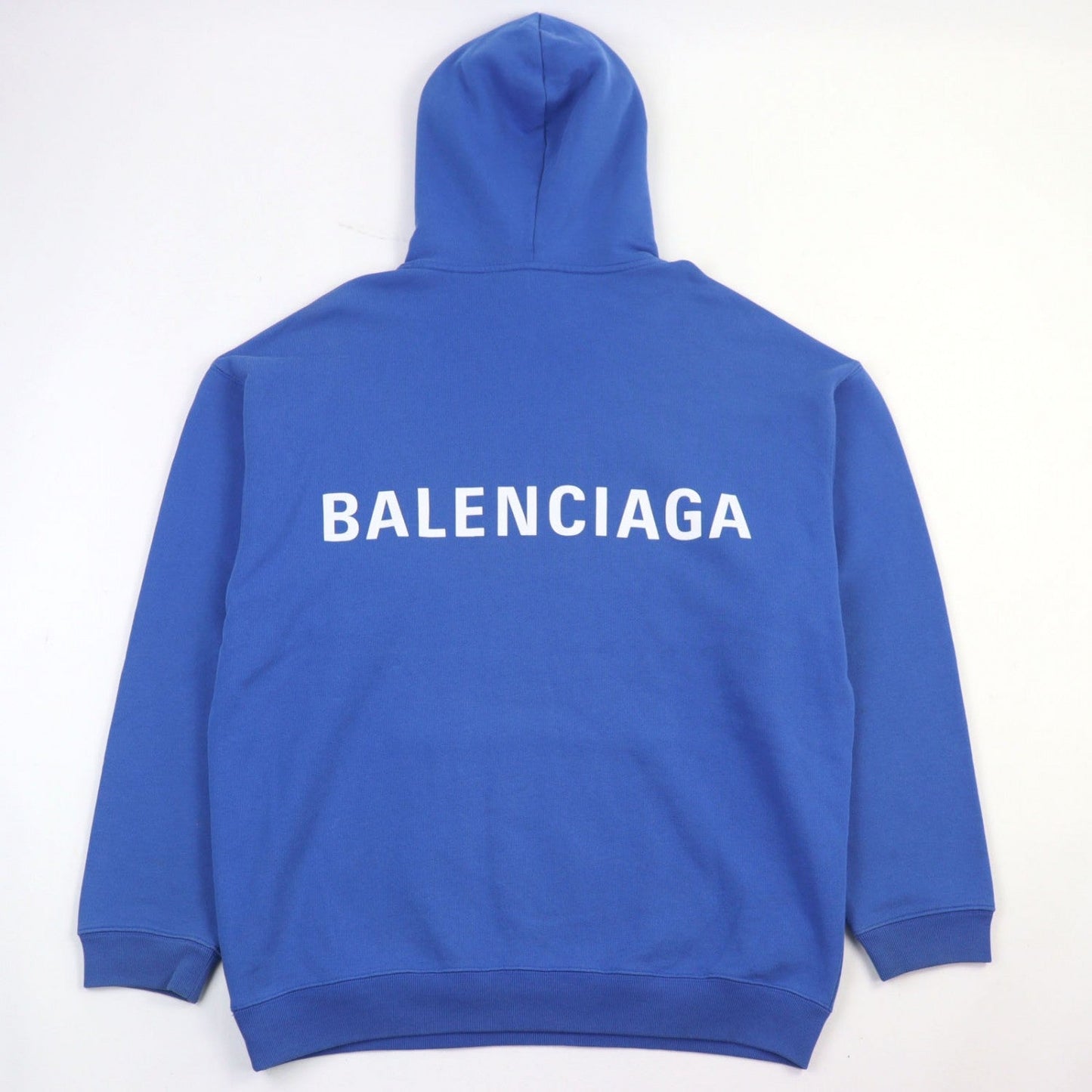BALENCIAGA Hoodie 570811 cotton blue M