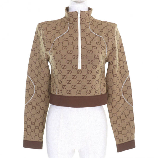GUCCI tops 715524 Nylon Brown M