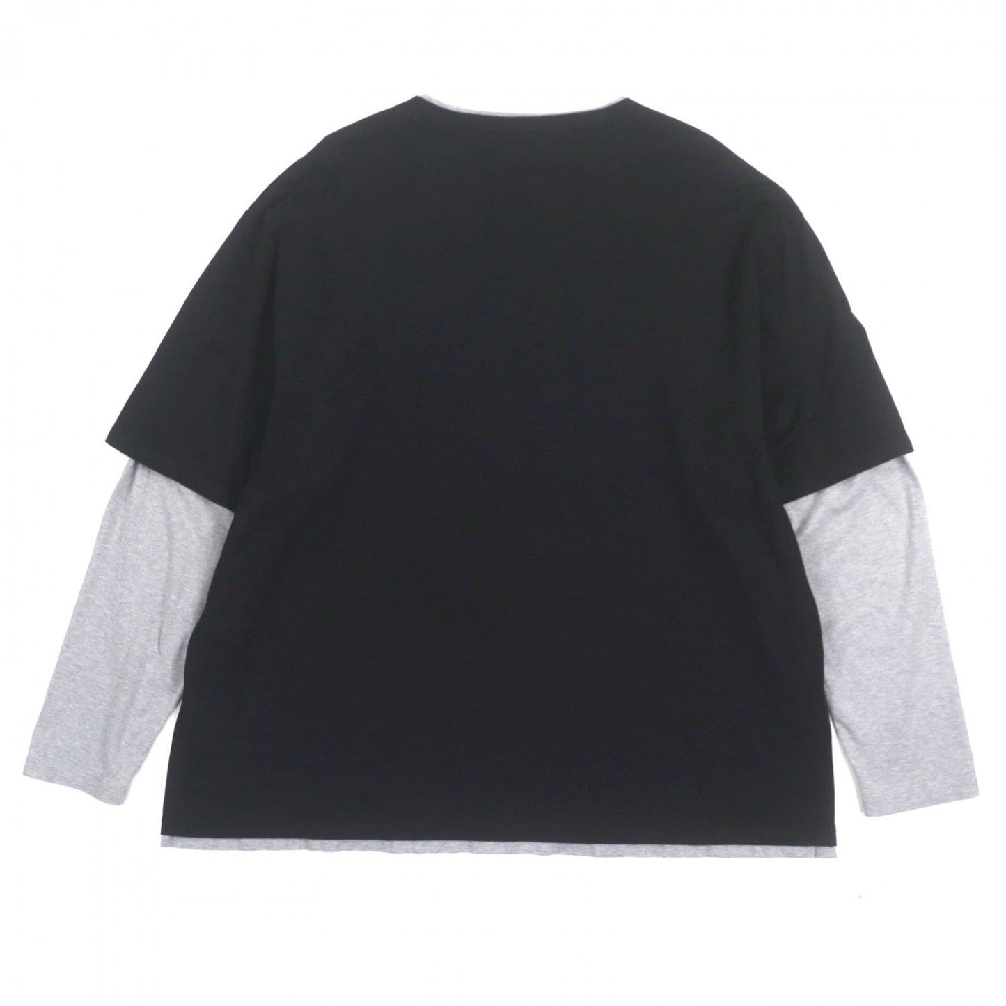 CELINE Long-sleeved T-shirt 2X87E671Q cotton Black Grey 16 Skater Cotton Jersey Tee XL