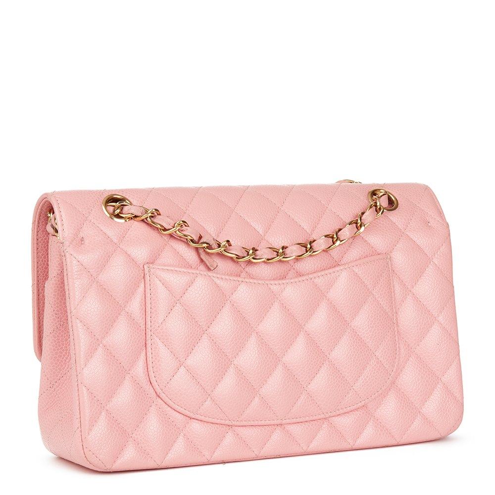 Chanel Classic Clutch With Chain  CWC Caviar Pink SiLouis Vuittoner-Toned