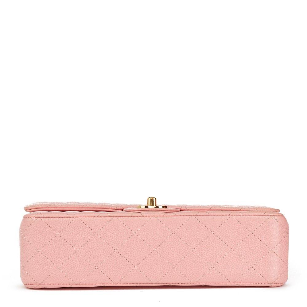 Chanel Classic Clutch With Chain  CWC Caviar Pink SiLouis Vuittoner-Toned