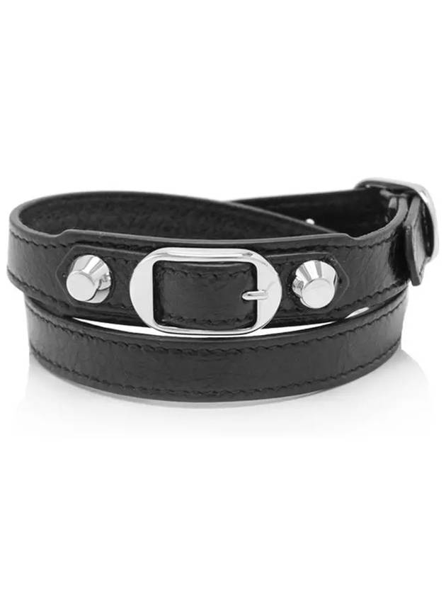 Luxury Balenciaga Trending 2026 Classic Triple Tour Bracelet Black