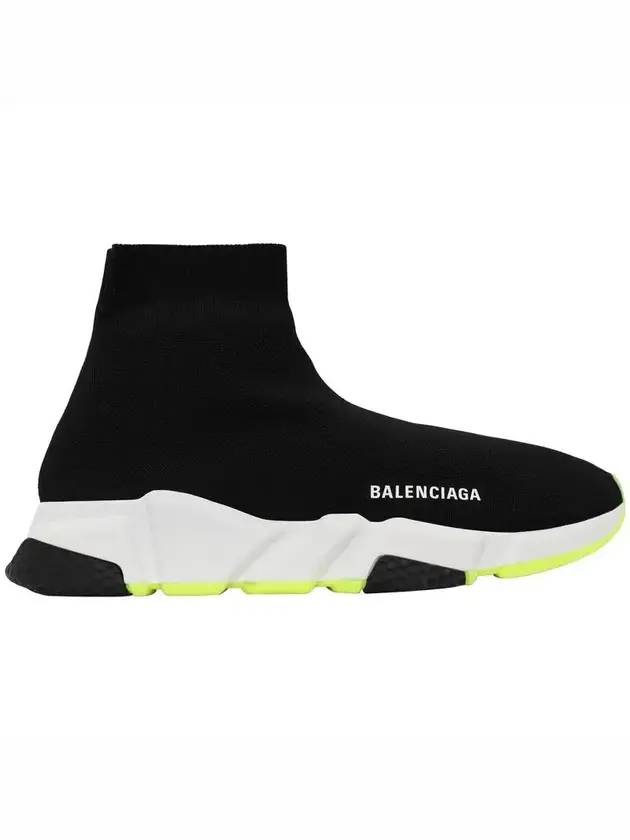 Luxury Balenciaga Trending 2026 Speed Runner High Top Sneakers Black Yellow