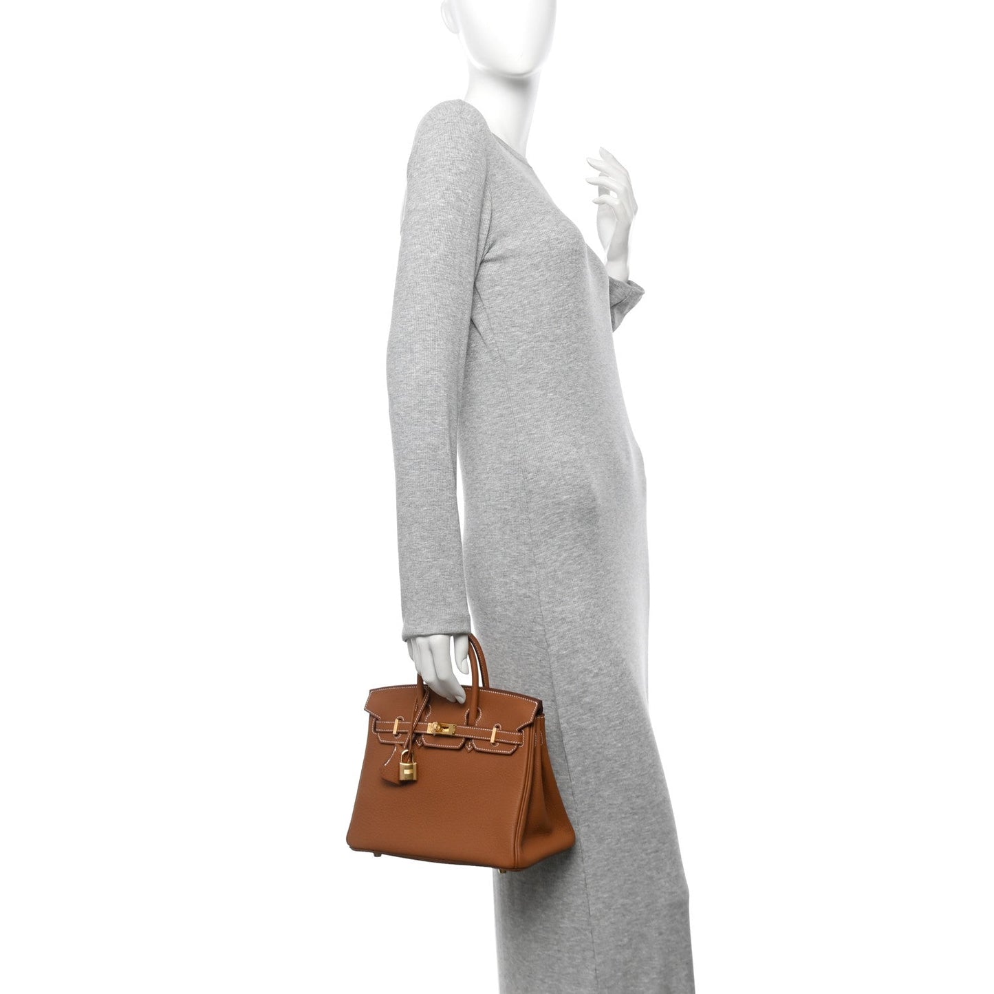 Hermes Togo Birkin 25 Gold