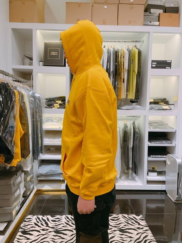 Luxury Balenciaga Trending 2026 Wave Logo Hoodie Yellow