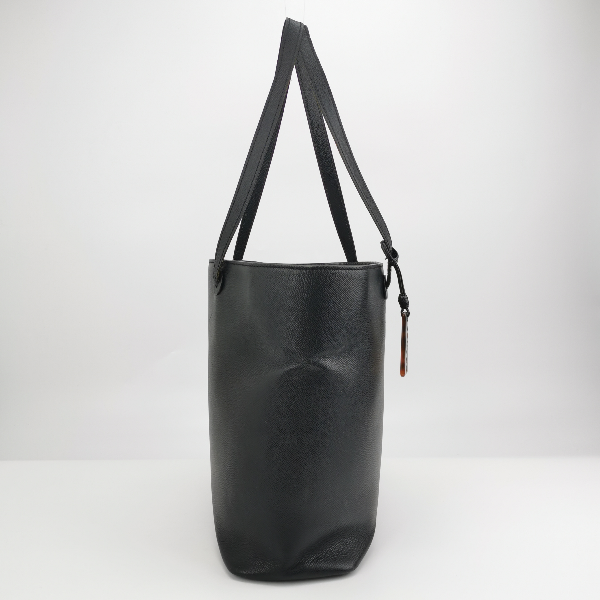Chanel 1997-1999 Black Leather Tote Bag