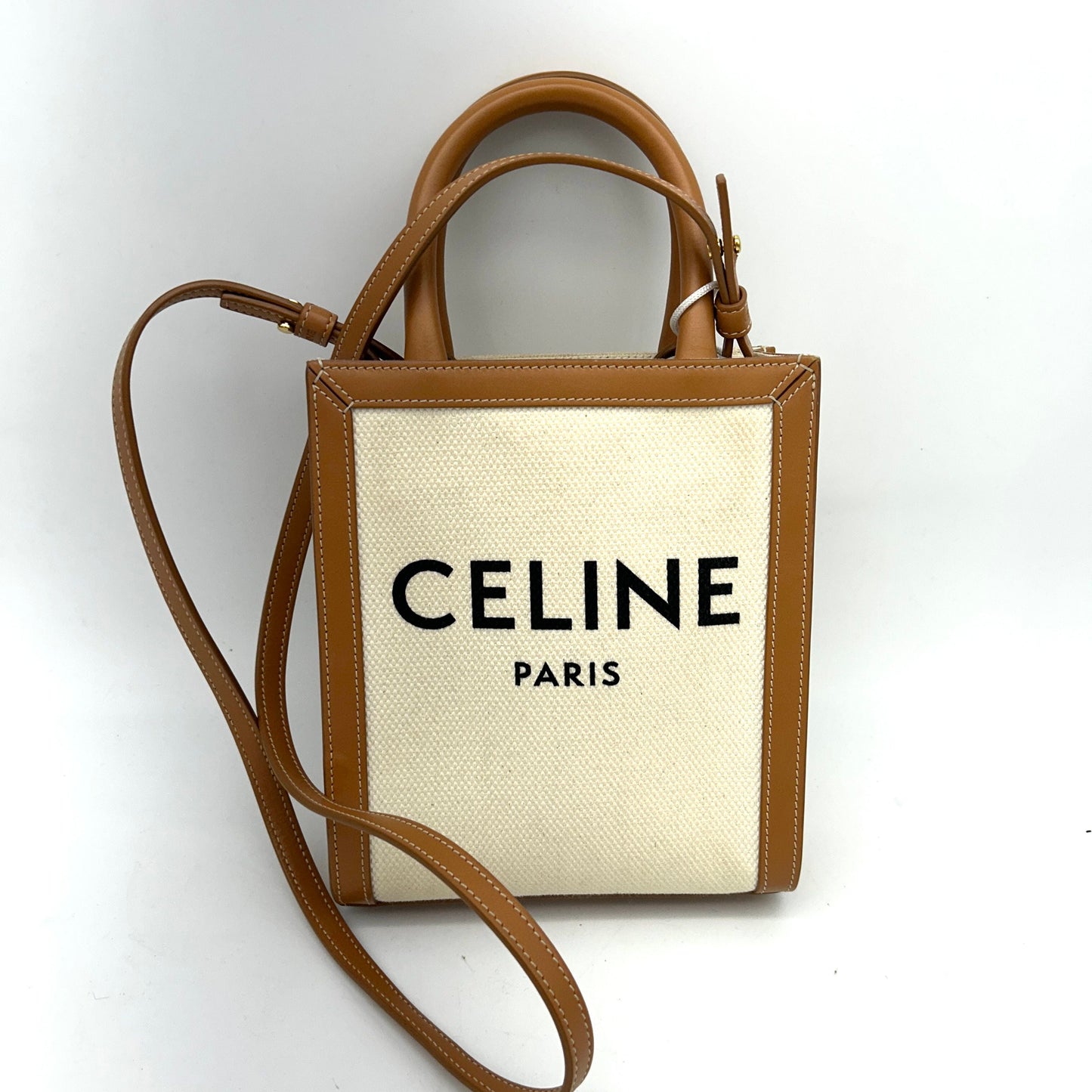 Luxury CELINE Mini Vertical Cabas - Brown Totes, Handbags LA44076