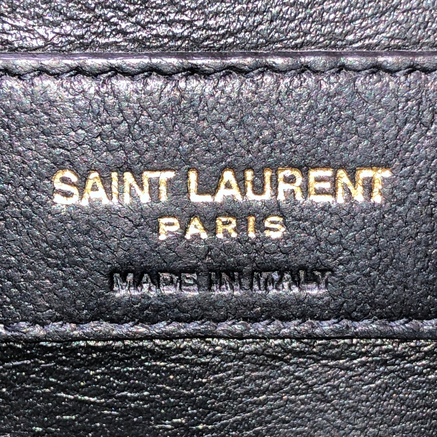 Saint Laurent Box Calfskin Solferino Satchel Bag Black