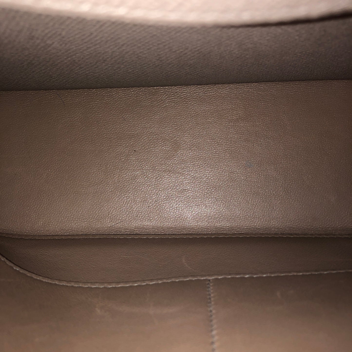 Hermes 2017 Verrou 23cm Bag Asphalt Grey