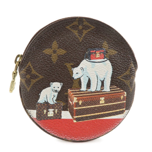 Louis Vuitton Monogram Porte Monnaie Rond Christmas Limited M62088