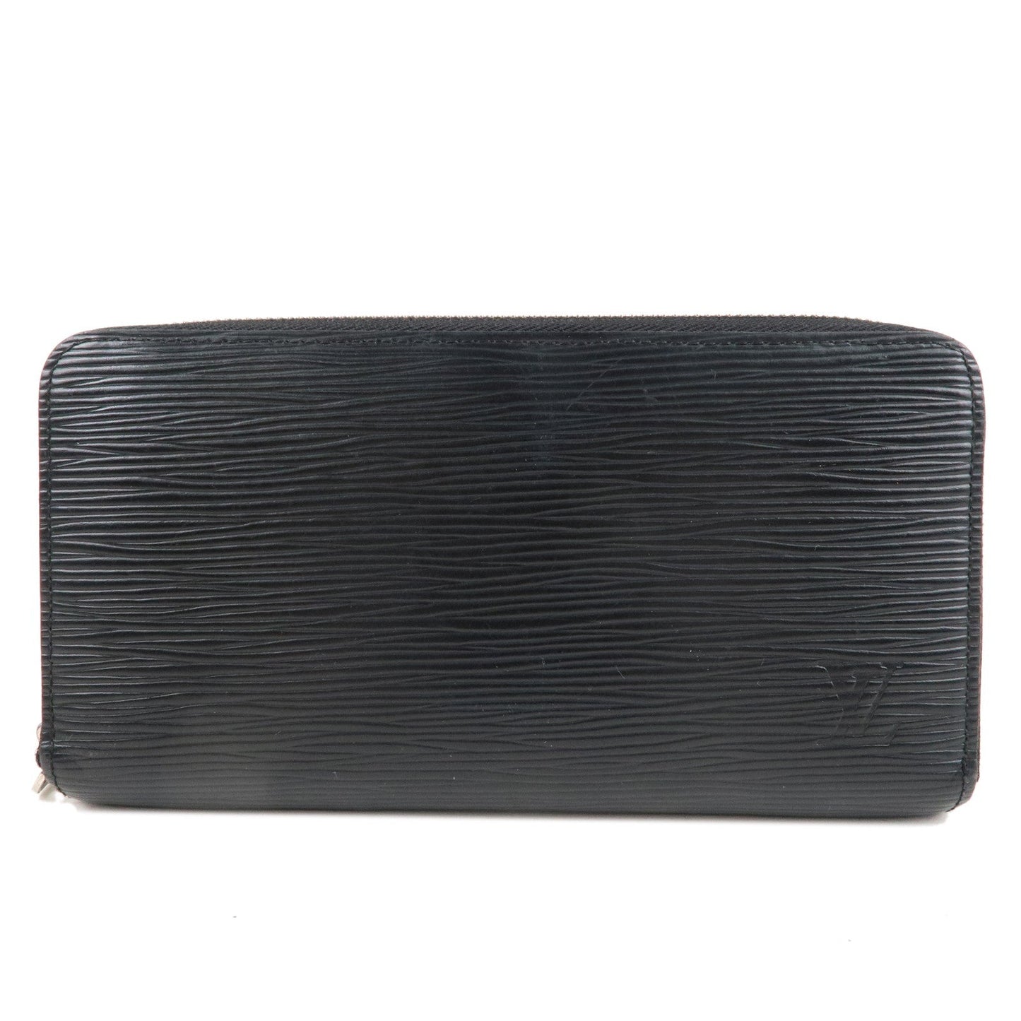 Louis Vuitton Epi Zippy Wallet Zip Round Wallet Noir M60072