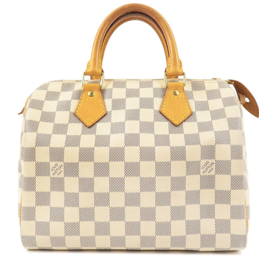 Louis Vuitton Damier Azur Speedy 25 Boston Bag Hand Bag N41534
