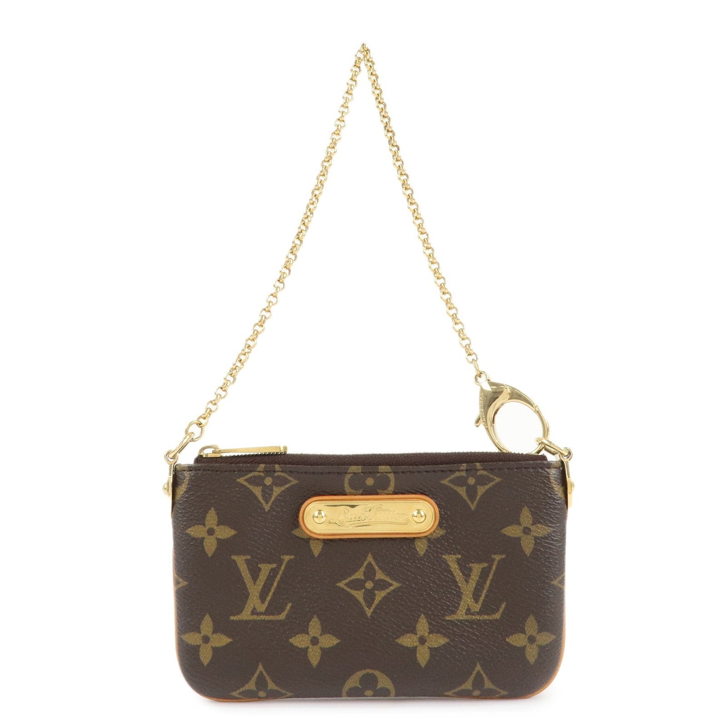 Louis Vuitton Monogram Pochette Milla PM Mini Pouch M60095