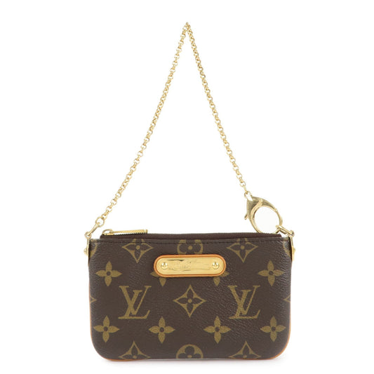 Louis Vuitton Monogram Pochette Milla PM Mini Pouch M60095